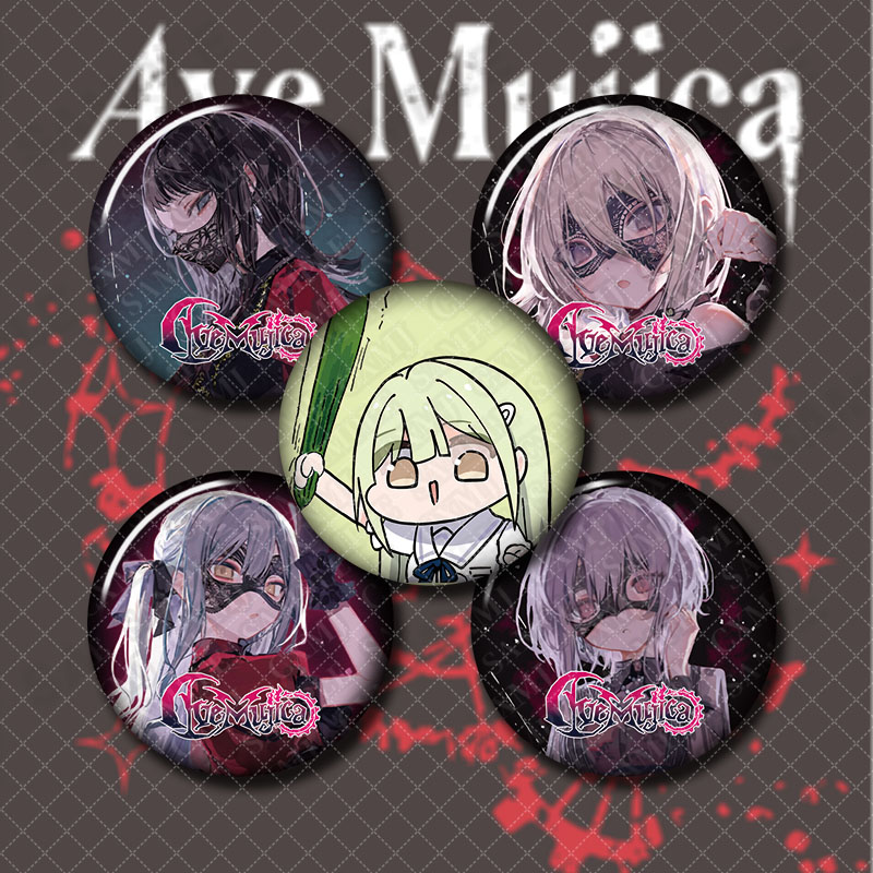 mujica谷子吧唧彩小喵家定制胸章