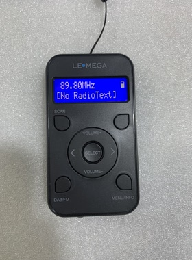 欧洲运动型收音机 dab和fm波段 耳机孔 造型别致可充电 无喇叭