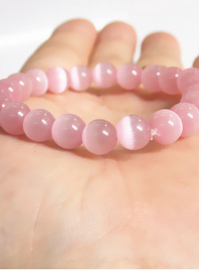 粉色水晶时尚风学生森系手链