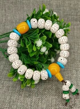 民族风单圈仿星月菩提手串9X13mm手工圆珠地摊电商赠送礼品手链