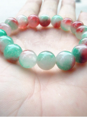 七彩石韩版水晶手链