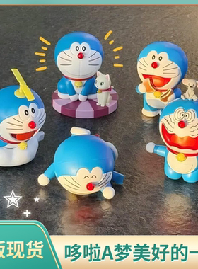 正品52TOYS哆啦A梦美好的一天盲盒发条可动公仔玩具礼物周边摆件