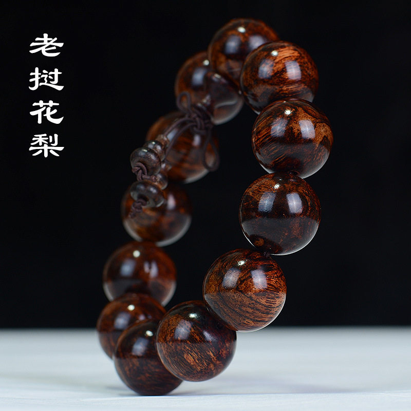 缅甸藤香木老挝黄花梨手串男手链小众木作