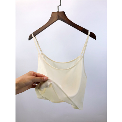 轻薄简约纯色小吊带吊带百搭