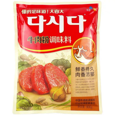 希杰大喜大牛肉粉韩文版整箱韩真味增鲜麻辣烫火锅大酱汤底纯味鲜