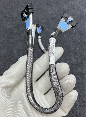 Amphenol安费诺MCIO X8 GEN5.0 MITAC TYAN 数据线 30CM