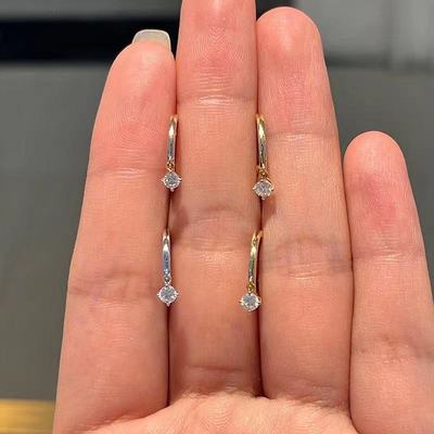 珑腾幸子时尚钻石耳圈