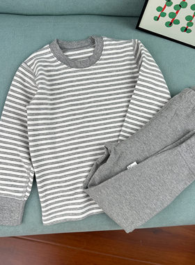 秋冬儿童弹力氨棉秋衣秋裤无骨