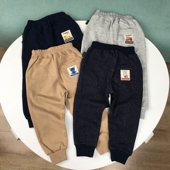 卫裤 女宝宝圈圈棉运动裤 子男童收腿休闲裤 秋 9岁儿童纯棉毛圈裤