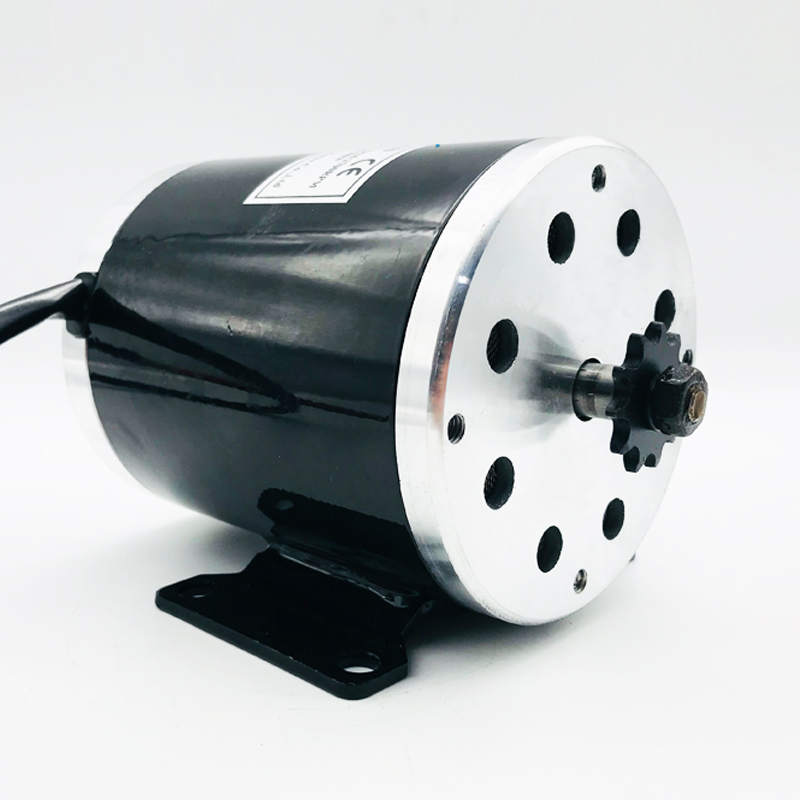 直流电机12V800W带脚转皮马达