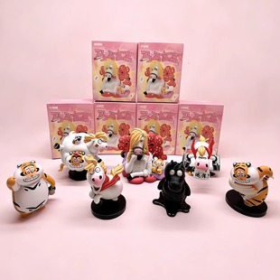 正版玩乐主义我不是胖虎马年联名马马富富盲盒新年好运摆件礼物