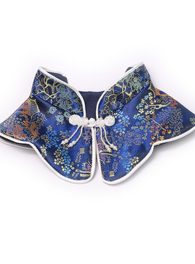 新款宠物猫咪狗中式斗篷披风汉服复古国风艺术披肩喜庆设计感云肩