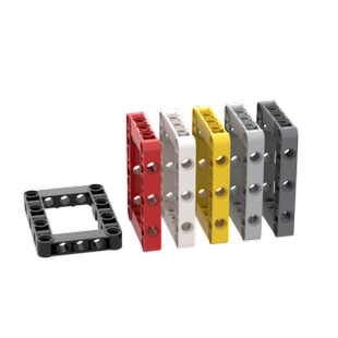 兼容某高64179国产积木小颗粒积木5x7孔臂圈梁moc零散科技配件