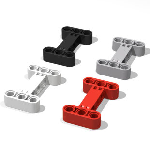 兼容乐高14720国产积木小颗粒3x5H型孔臂 moc科技拼搭零散配件