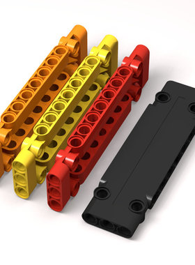 兼容乐高15458国产积木乐小颗粒1x3x11科技面板 MOC拼搭零散配件