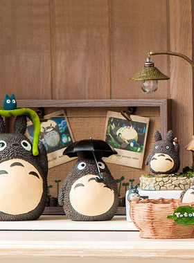 龙猫笔筒小夜灯摆件装饰品礼物