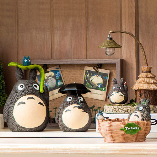 龙猫笔筒小夜灯摆件装饰品礼物