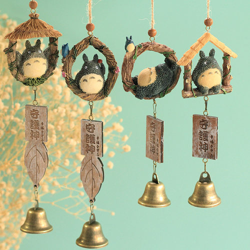 守护神龙猫风铃挂件家居饰品