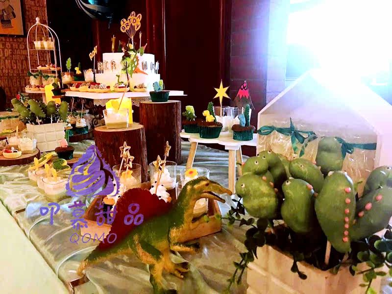 【成都】恐龙宝宝宴男孩生日趴体PARTY派对活动主题蛋糕甜品台蓝|ruв категории закуски/орехи/специальность, пирожное/десерт, в западном стиле торты - от Buy2taobao.com для оказания профессиональной услуги покупки агента Taobao