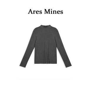 【盛朗熙Ares Mines】月光摇篮 半高圆领多色纯色修身显瘦打底衫