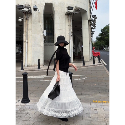 【盛朗熙AresMines】杏雨墨竹 竖坑条压褶后飘带修身针织小衫上衣