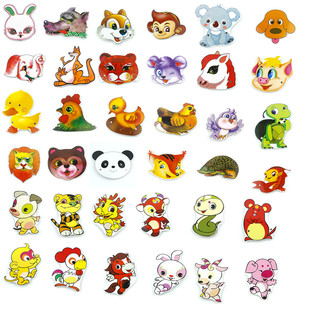 动物头饰卡纸儿童小熊游戏可爱夸张生肖个性表演小猫狮子角色剧本