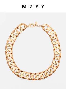 ZARA 粗犷简约锁骨项链 包邮费u