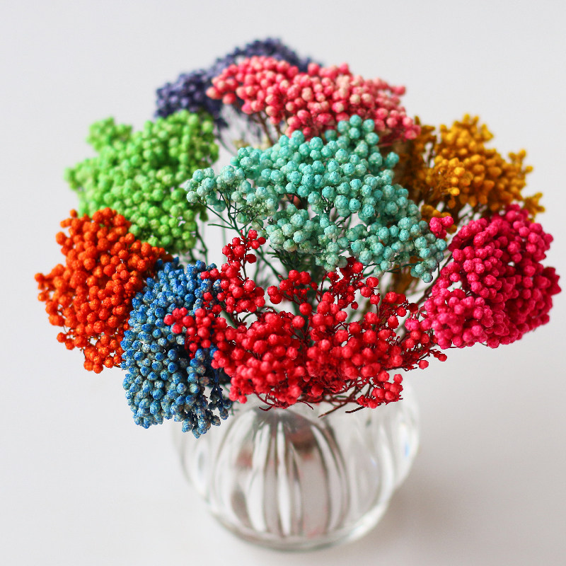 馥蕾 diy香薰蜡牌制作浮游花瓶装饰永生花小米花挂牌装饰点缀干花