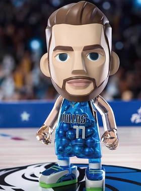 王牌化身东契奇MoneyBall中娃NBA官网授权独行侠手办中娃收藏送礼