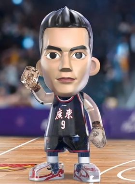 王牌化身易建联MoneyBall CBA官网正品广东队手办中娃收藏送礼