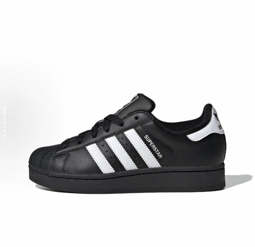 ADIDAS阿迪达斯SUPERSTAR经典贝壳头新品黑白运动休闲板鞋JI0079