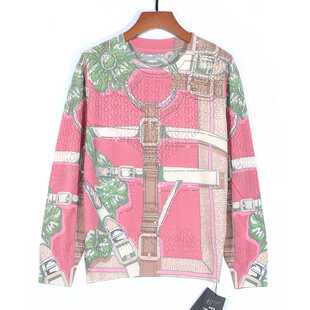 春季 针织衫 2026新款 休闲圆领套头长袖 薄天丝羊毛上衣9602 时尚 女装