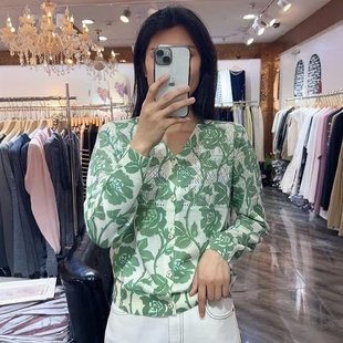 长袖 天丝针织衫 开衫 2025新款 薄款 女装 古嘉子上衣休闲毛衫 6605 秋季