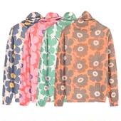 2025秋季 HC20837 古嘉子薄毛衣印花烫钻针织打底衫 新款 天丝羊毛衫