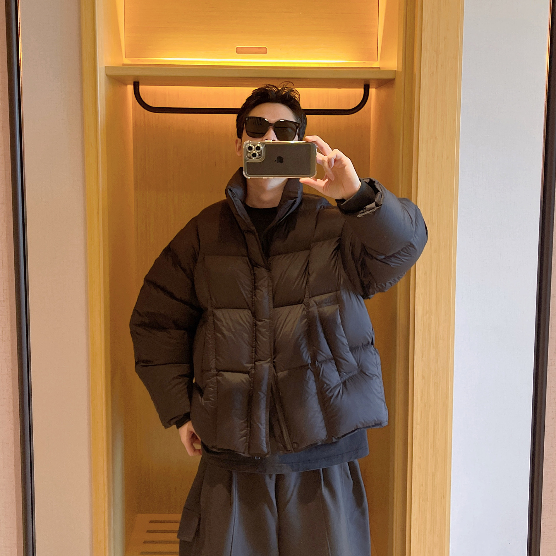 范哲贤2026冬季新款鹅绒羽绒服男