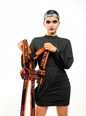 拉丁舞专用弹力带多模态&2502成人训练专业儿童练功女生体态矫正