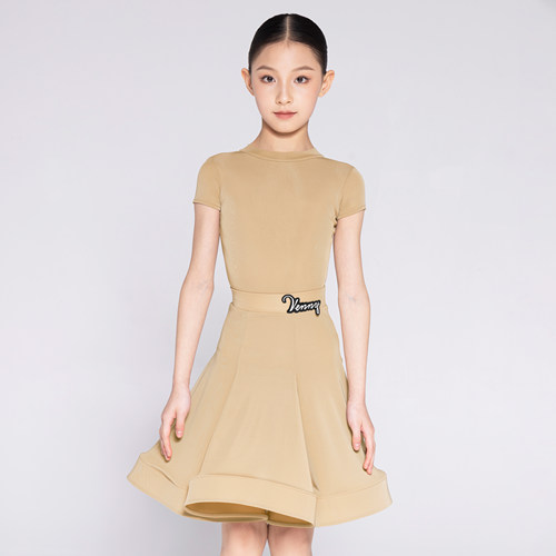 Venny薇妮拉丁舞服新款女童比赛服专业考级规定服坎肩夏季鱼骨裙