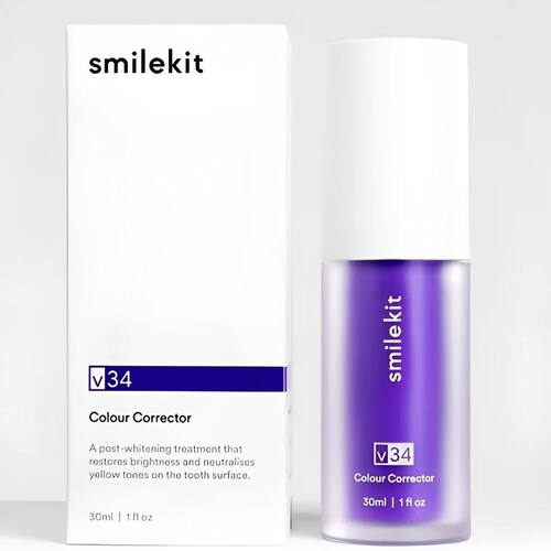 V34牙齿调色精华 美白泡沫 洁牙慕斯V34 Colour Corrector小紫瓶