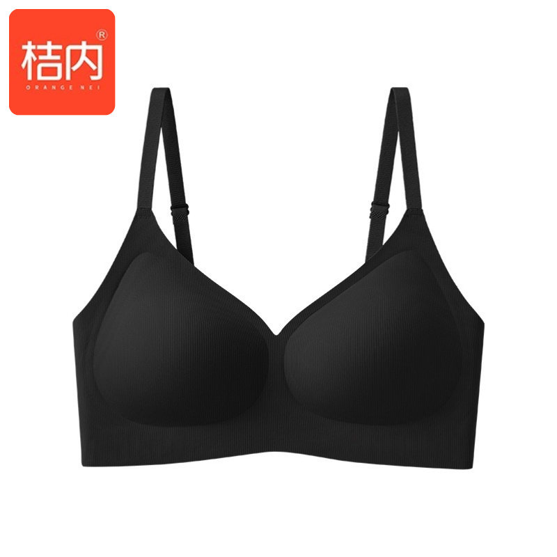 桔内内衣女士粉底液内衣夏薄无痕胸罩抹胸隐形法式内衣2511