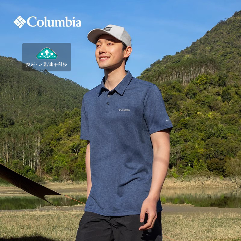 Columbia男款戶外速干短袖T恤