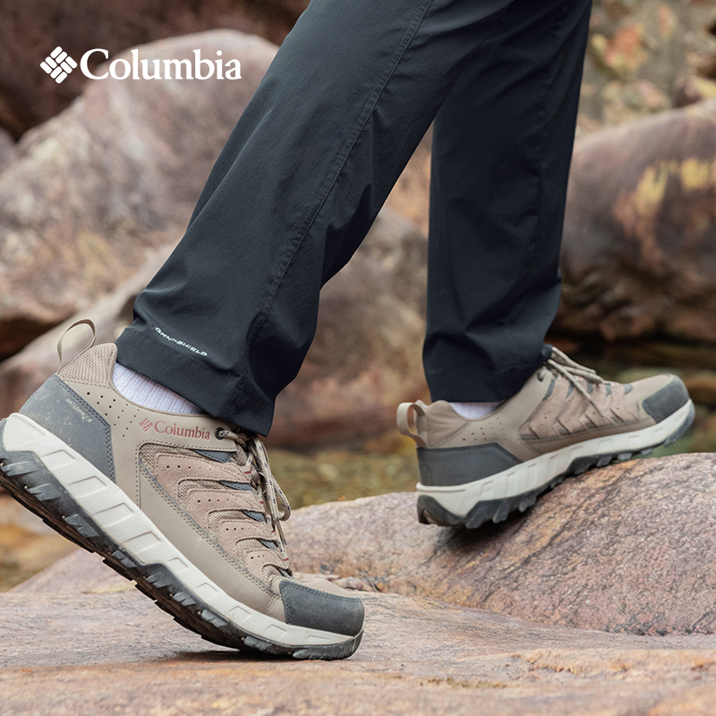 Columbia户外新款防水男徒步鞋