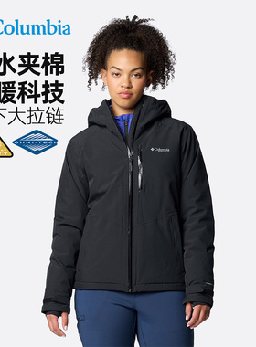 哥伦比亚25秋冬新款户外女防水金点热能保暖夹棉冲锋衣WR5949