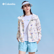 Columbia哥伦比亚防晒衣女户外轻薄透气时尚百搭印花皮肤衣WR4631