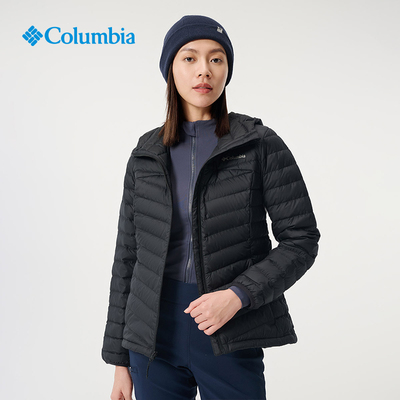 Columbia轻便保暖连帽女羽绒服