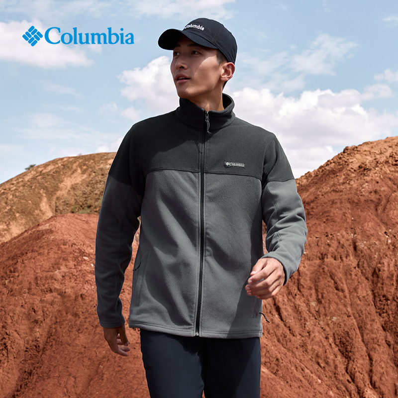 Columbia简约立领时尚外套抓绒衣
