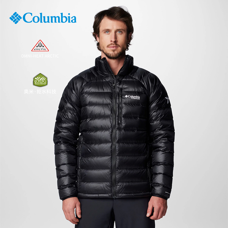 哥伦比亚钛金系列男保暖羽绒服
