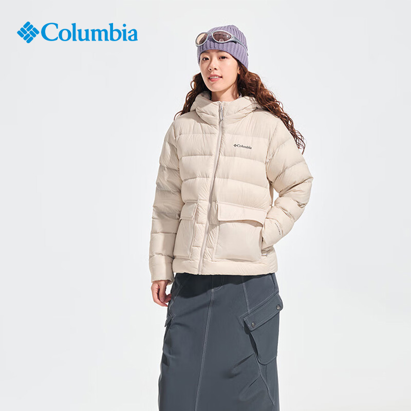 哥伦比亚新款拒水保暖羽绒服