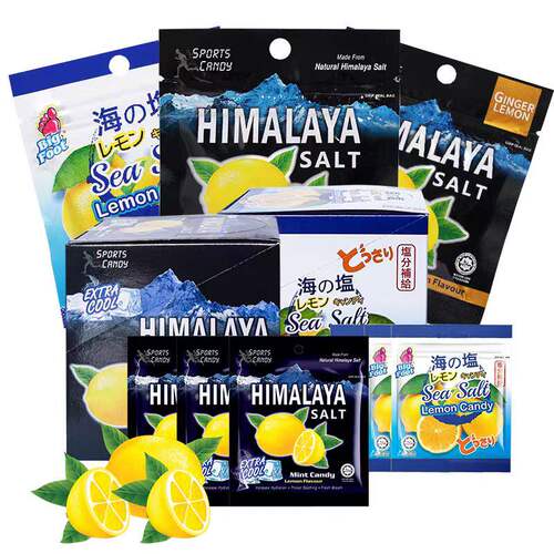 马来西亚大马碧富牌咸柠檬薄荷糖 海盐润喉糖himalaya salt盐糖果