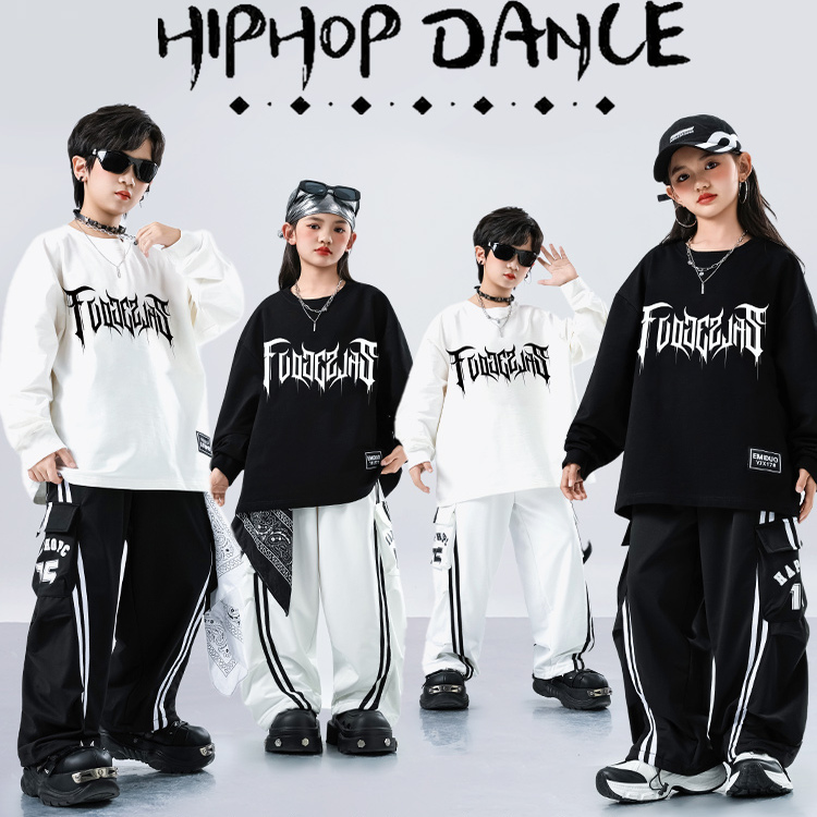 儿童街舞套装嘻哈爵士舞表演服