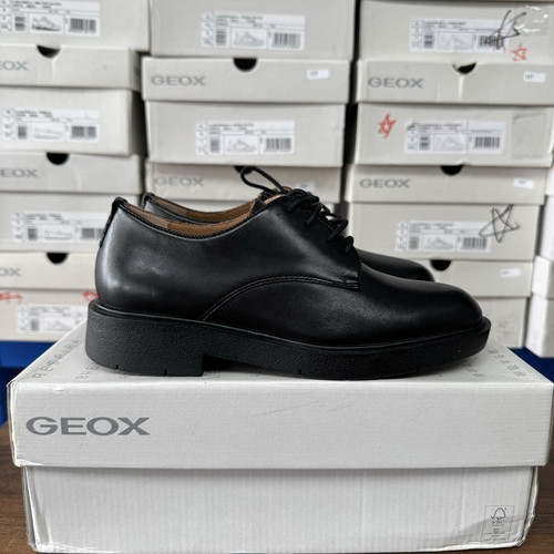 35/36码 GEOX女士低帮浅口蓝气球底牛皮革鞋D16QRA C9999